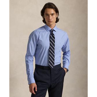 폴로 랄프 로렌 남성 커스텀핏 스트라이프 포플린 셔츠(MNPODSH37620642400)