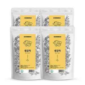참앤들황토농원 국산 생강차 삼각티백 2gx50T 4봉