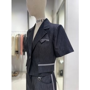[여주점] 포켓 디테일 싱글버튼 반팔 자켓 ES2WJ966