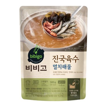 CJ 비비고 진국육수 멸치해물 500g