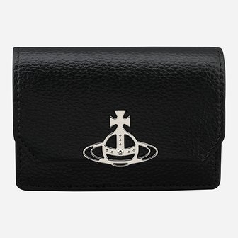 비비안웨스트우드 [시흥점] [비비안 웨스트우드]5F 5115002OW S000D N403 ORB 로고 카드 지갑 블랙