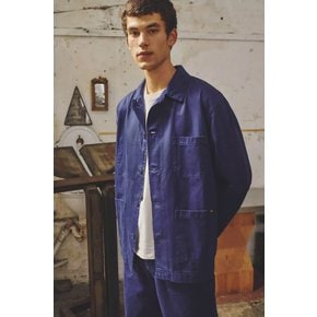 개버딘 (M)Gabardine Work Jacket_BLUE_LSRA0JK63M