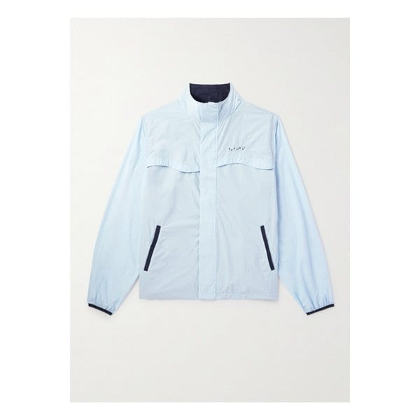 다임 웜 업 로고 자수 셸 재킷 블루 1647597342996321