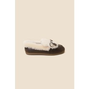 Fur ribbon loafer(brown) DG1DW24701BRN