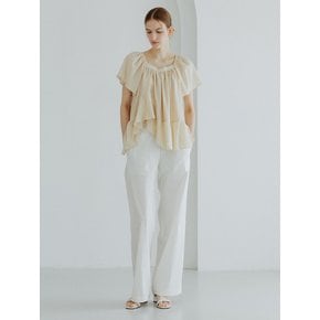 섬머 밴딩 팬츠 아이보리 SUMMER BANDING PANTS IVORY