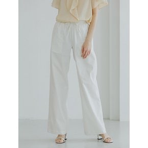 섬머 밴딩 팬츠 아이보리 SUMMER BANDING PANTS IVORY