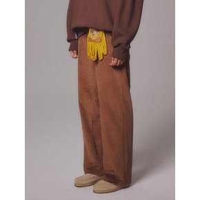 Corduroy Straight Pants_Brown
