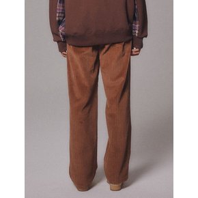 Corduroy Straight Pants_Brown