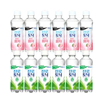 너만아는잡화점 하이트진로 토닉워터 300ml 와일드피치 6개 + 솔 6개