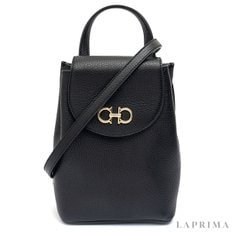 [FERRAGAMO] 페라가모 간치니 미니백 21-2969 NERO 759565