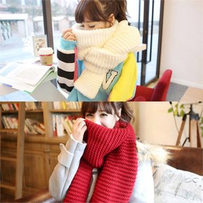 빅사이즈사랑해요 7135L112 긴기장 대폭니트머플러 DK (S7960238)