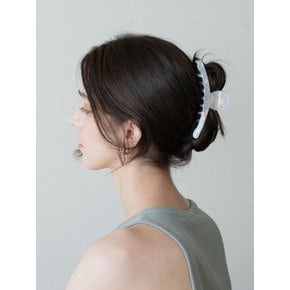 Horizon Hair Claw Clip (Moonlit White)