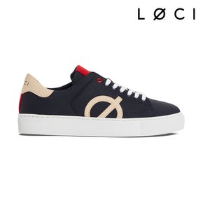 NINE NAVY/BEIGE/RED LC-009-026