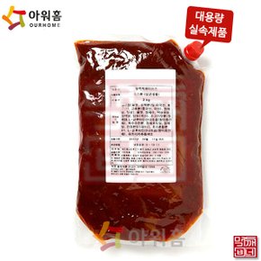 먹깨비네/아워홈 달콤떡볶이소스 2kg/대용량소스