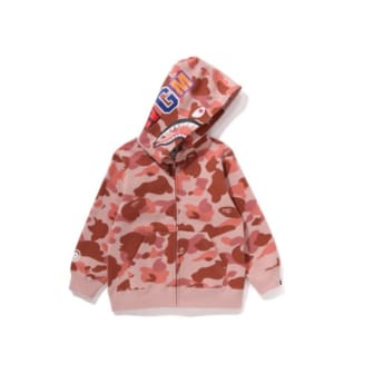  베이프 키즈 후드집업 1ST CAMO SHARK ZIP HOODIE 1K30-315-012