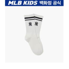 (백화점공식)26N베이직 스트라이프 크루 양말 뉴욕양키스7ASOB306N-50IVS