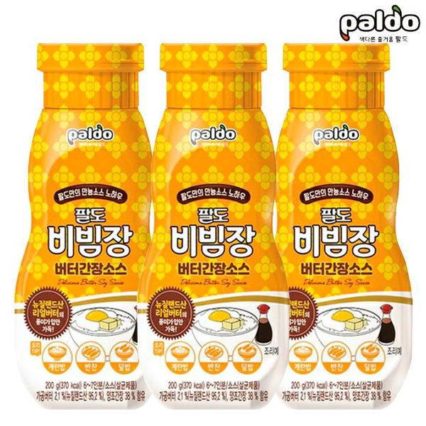 [팔도] 팔도 비빔장 버터 간장소스 200g x 3개(1)