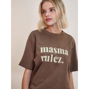 MSMRZ cool cotton T-shirt_Brown