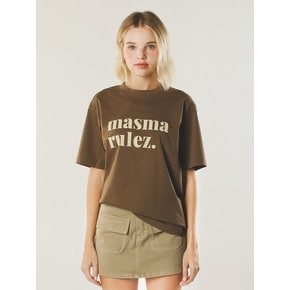 MSMRZ cool cotton T-shirt_Brown