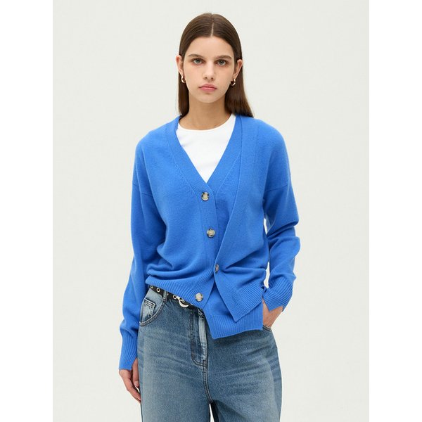 브이넥 니트 가디건 EMQ1KCD020