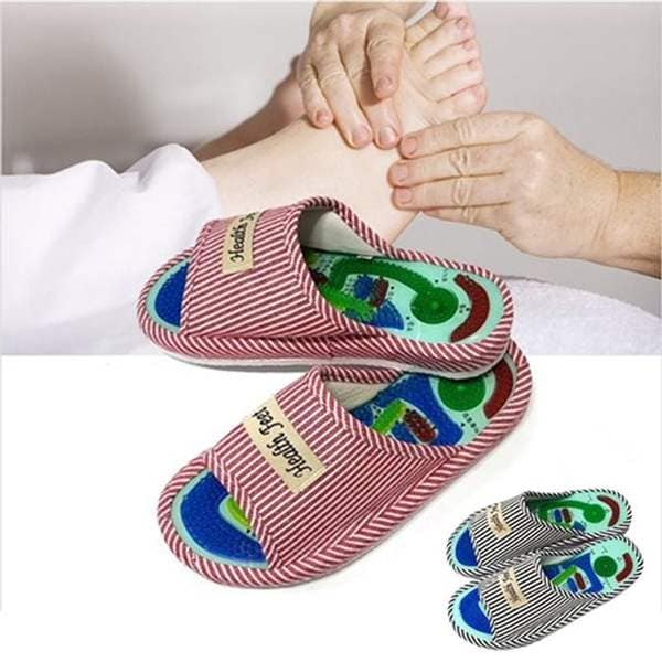 확대된 대표 FOOT 지압마사지슬리퍼 고급 지압실내화 사무실화