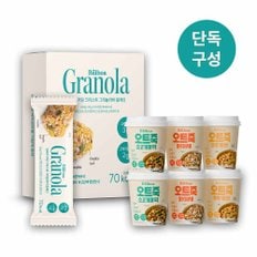 [정상가 73,500원] 3분완성 오트밀 죽 오트죽 9컵 + 저당 그래놀라바 12개입