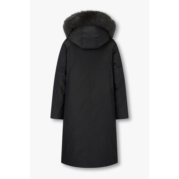 디태처블 퍼 후드 롱 다운 코트 IA15417020162