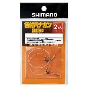 시마노(SHIMANO) 은어 바늘 장치 색 첨부 하나칸 플로로 카본 2개입 RG-AH6R 6.5호 50cm 은어