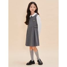 [BEANPOLE KIDS] 클래식 멜란 저지 베스트형 원피스  그레이 (BI4871G903)