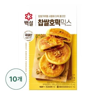 신세계라이브쇼핑 G찹쌀호떡믹스400g X10