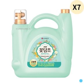 샤프란 꽃담초 화이트로즈 섬유유연제 대용량 5.5L X7