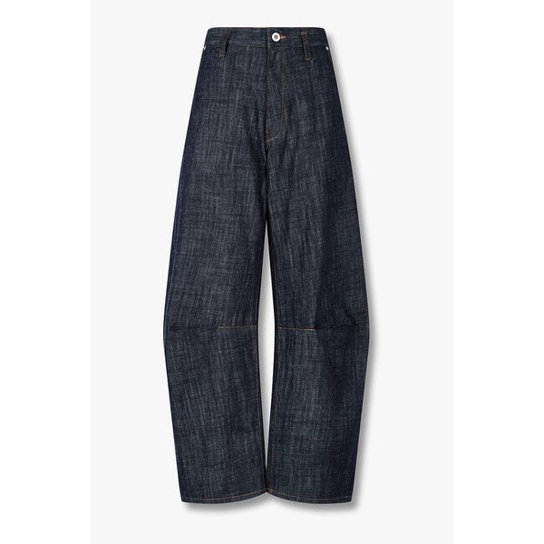 [Y`s]로고 패치 커브드 데님 팬츠 6616111111000