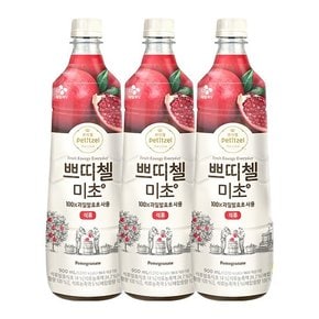 [g]쁘띠첼 미초 석류 900ml 3개