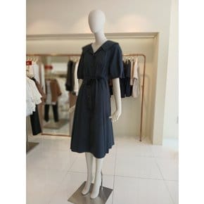 [여주점] 씨씨콜렉트 와이드카라벨티드핀턱원피스E253mse102