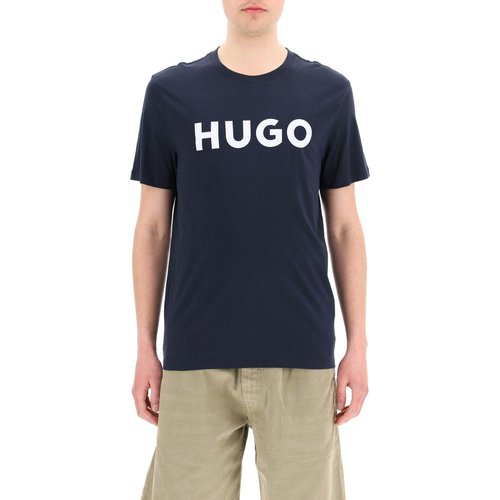 Hugo 로고 프린트 티셔츠 네이비 DARK BLUE SPD0000069739