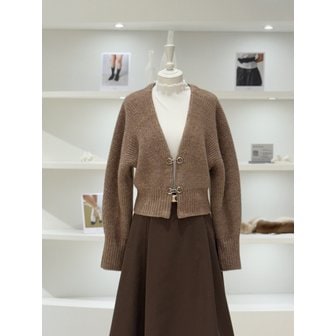 듀엘 [여주점] 여성 버클 루즈핏 가디건 (L254KSL037)