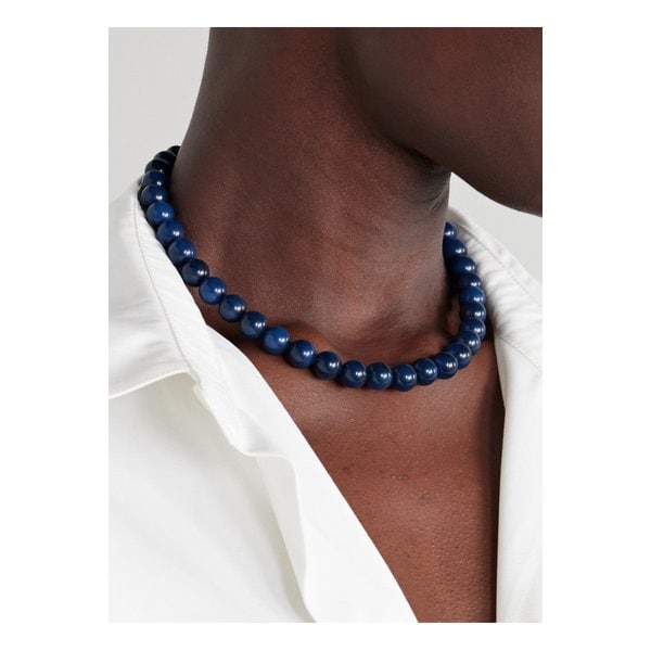 리에 스튜디오 더 마리 실버톤 토파즈 네크리스 블루 1647597346148128