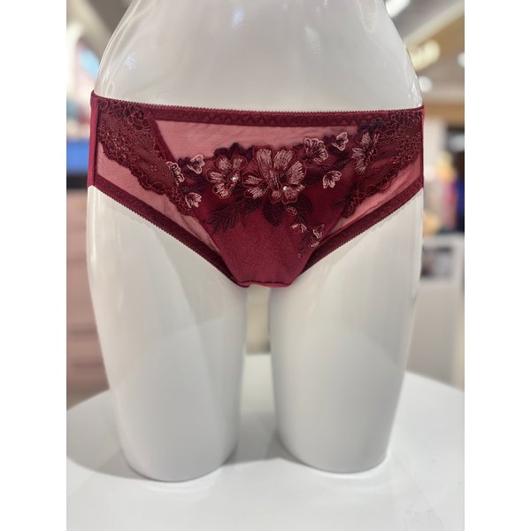 [여주점] 와코루 살루트 감각 자수 레이스 햄 노라인 팬티 DPT0451H MR