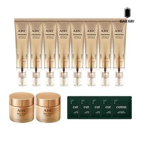 AHC 아이크림 시즌11 40ml x8 + 리얼 골드 크림 50ml x2 + 세라밤 앰플 1ml 5매 (S19143534)