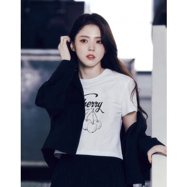 지오다노 NEW [한소희] 여자 베이비핏 그래픽 반팔 티셔츠 (Fruit)395516