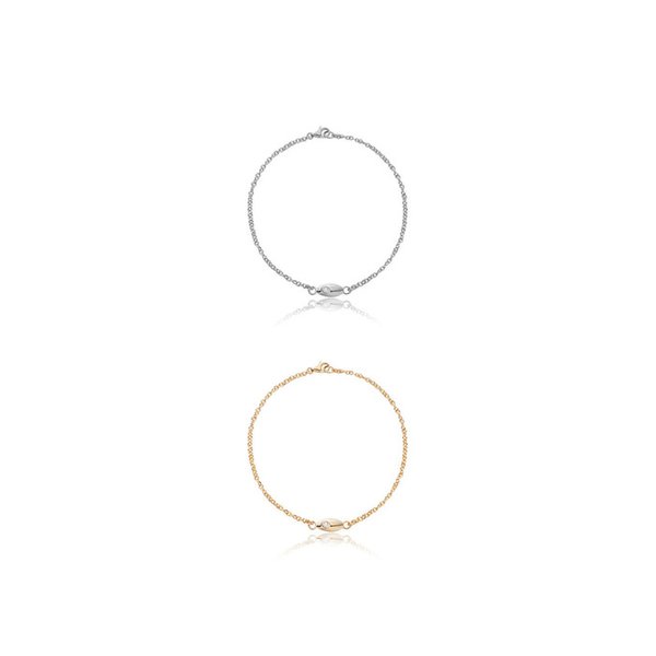 FRIENDSHIP BRACELET LAP GROWN DIAMOND (SILVER,GOLD)