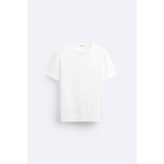 자라 베이직 슬림핏 티셔츠 5584/361 WHITE