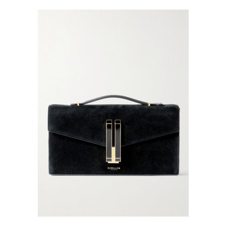 DEMELLIER 드멜리어 더 벤쿠버 스웨이드 클러치 블랙 46376663162913546