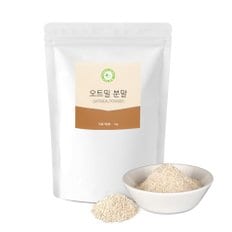 압착 귀리 롤드 퀵 오트밀 가루 1kg 오버나이트 포리지 요리 아기 이유식
