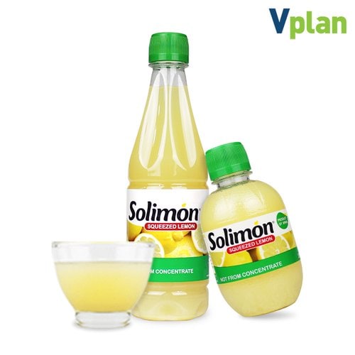 솔리몬 스퀴즈드 레몬즙 500ml+280ml Set 레몬 수 원액 착즙 주스