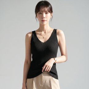 KARRA 더블골지브이넥나시니트_A4M0426