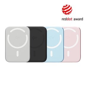 보바 Qi2 반고체셀 고속 무선충전 맥세이프 보조배터리 5000mAh VA-108