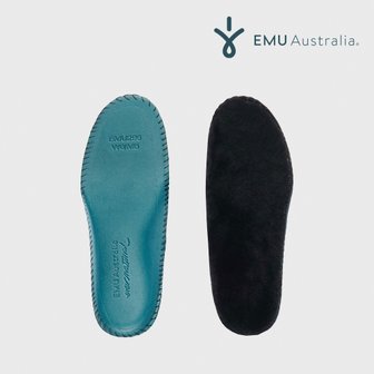 EMU Australia [공식판매처] 이뮤 워터프루프 인솔 양털깔창 Black