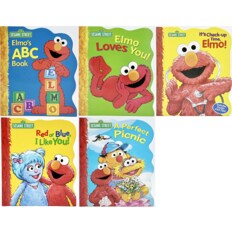 세서미스트리트 인성동화 Sesame Street ShapedBook 5종택1 엘모 쿠키몬스터 영어원서 동화책 AR도서 IB