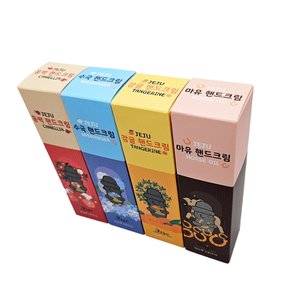 제주 갬성 핸드크림Set 70ml x 4개입 선물세트 향좋은 고보습 선물 여행 기념품